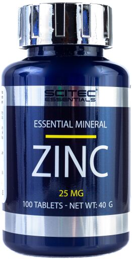 Zinc 25mg 100 Comprimés