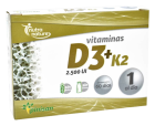 Vitamines D3+K2 60 Gélules