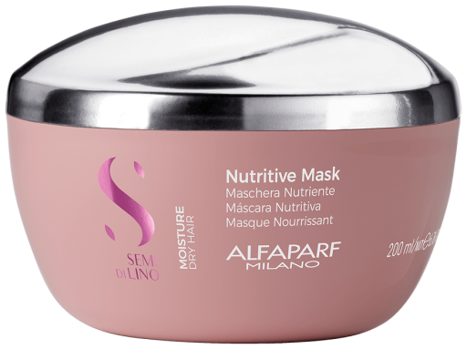 Masque nourrissant hydratant Semi di Lino pour cheveux secs