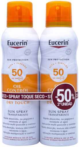 Spray Solaire Sensitive Protect SPF 50 Lot de 2 x 200 ml