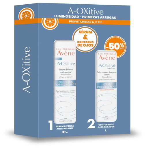 Pack A-OXitive Sérum Antioxydant 30 ml + Contour des Yeux 15 ml