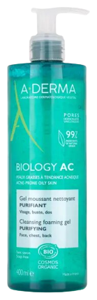 Biology Ac Gel Moussant Nettoyant Purifiant 400 ml