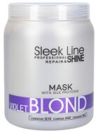 Masque pour cheveux blonds violets Sleek Line