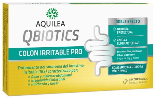 Qbiotics Côlon Irritable Pro 30 Comprimés