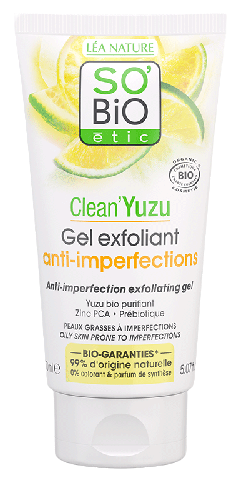 Clean Yuzu Gel Exfoliant Anti-Imperfections 150 ml