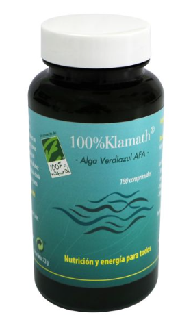 100 % d&#39;algues bleu-vert Klamath AFA