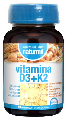 Vitamine D3 + K2 60 Comprimés