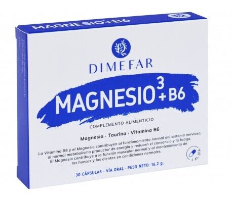 Magnésium 3 + B6 30 Gélules