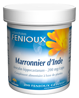 Marronnier d&#39;Inde 200 mg x 200 Gélules