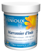 Marronnier d&#39;Inde 200 mg x 200 Gélules