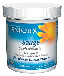 Sauge 180 mg x 200 Gélules