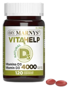 Vitahelp Vitamine D3 4000 UI 120 Gélules