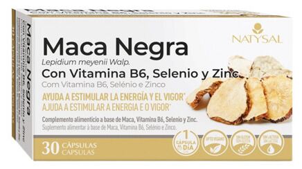 Maca Noire B6 Sélénium Zinc 30 Gélules