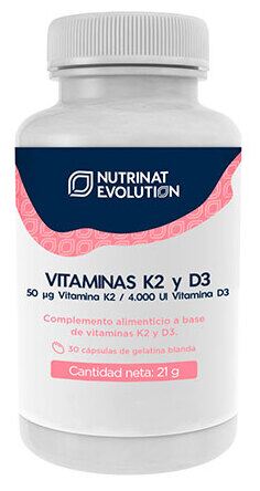 Vitamines K2 D3 30 Gélules