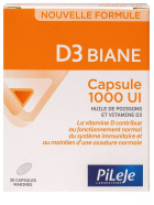 D3 Biane Gélules 1000 UI 30 Gélules