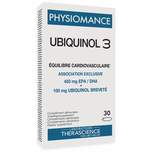 Physiomance Ubiquinol 3 30 Gélules