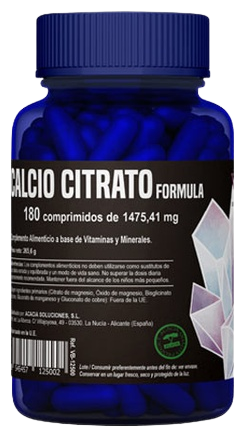 Formule de citrate de calcium 180 comprimés