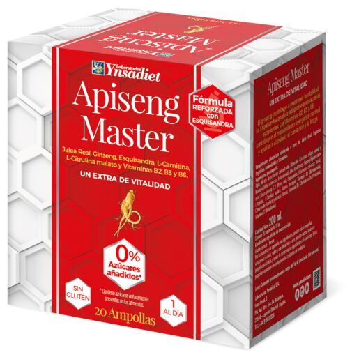 Apiseng Master 0% Sucre 20 Ampoules