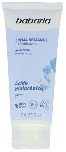 Crème Mains à l&#39;Acide Hyaluronique 75 ml