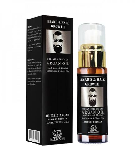 Sérum fortifiant barbe et cheveux à l&#39;argan 30 ml