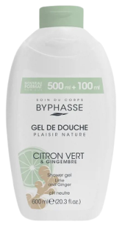 Plaisir Nature Gel Douche Citron Vert et Gingembre 600 ml