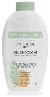 Plaisir Nature Gel Douche Eucalyptus et Bergamote 600 ml