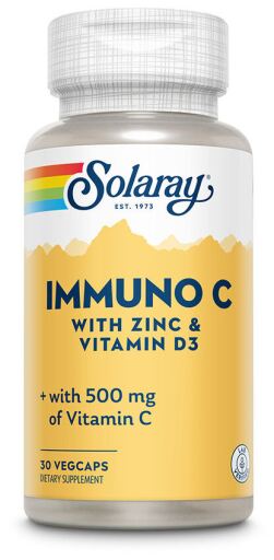 Immuno C Avec Zinc &amp; Vitamine D3 30 Gélules Végétales