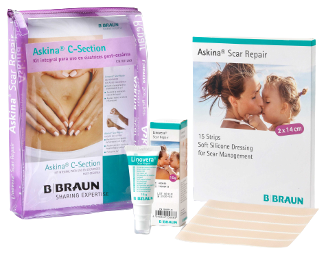 Askina Kit de cicatrices de césarienne pour césarienne 2 pièces