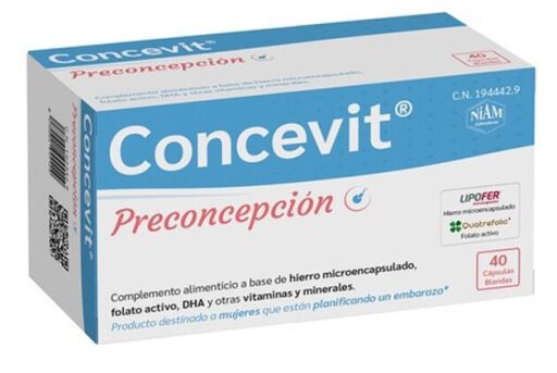 Concevit Préconception 40 Gélules