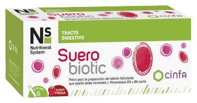 NS Florabiotic Sueropro+ Fraise 6 Enveloppes