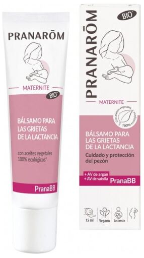 Pranabb Baume de Maternité Crevasses Allaitement Bio 15 ml