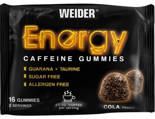 Energy Caféine Cola 16 Gummies