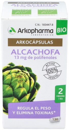 Arkocápsulas Artichaut Bio 130 Gélules