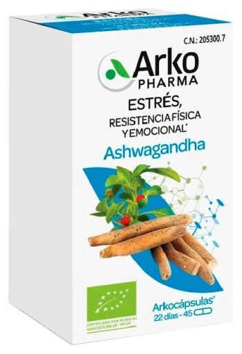 Arkocápsulas Ashwagandha Bio 45 Gélules