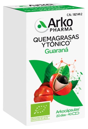 Arkocápsulas Guarana Bio 40 Gélules