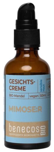 Crème Visage Peaux Sensibles Bio Amande 50 ml