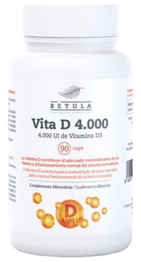 Vitamine D 4000 UI 90 Gélules