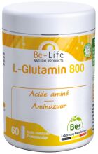 L-Glutamine 800 mg. Acide aminé 60 Gélules