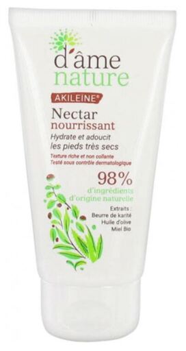 Akileine D&#39;âme Nature Nectar Hydratant Nourrissant 75 ml