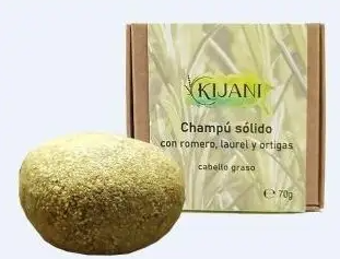 Shampoing Solide Romarin et Ortie pour Cheveux Gras 70 gr