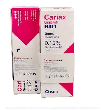 Cariax Gencives Gingivales Bain de Bouche 250 ml et Pâte 75 ml