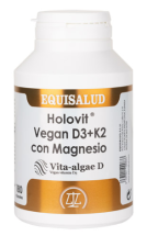 Holovit Vegan D3+K2 avec magnésium 180 gélules