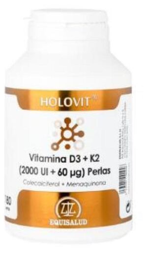 Holovitvitamine D3 2000Ui + K2 60 mg 180 Perles