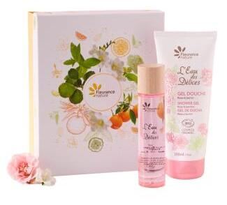 Coffret Parfum+Gel Douche Rose et Jasmin