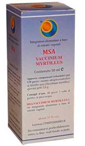 Msa Vaccinium Myrtillus Bourgeons de Myrtille 50 ml