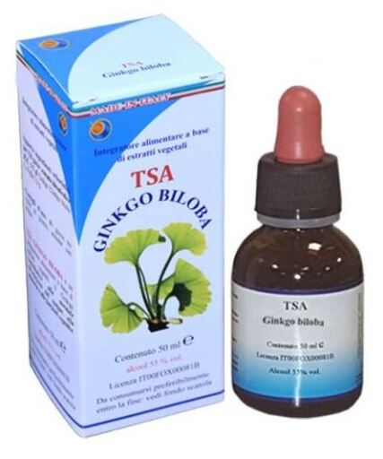 Feuilles de Ginkgo Biloba Tsa 50 ml