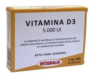 Vitamine D3 5000Ui 30 Gélules