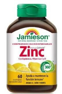 Zinc avec vitamine C et D 60 comprimés