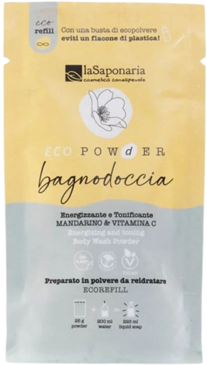 EcoPowder Gel Douche Poudre Mandarine 25 gr