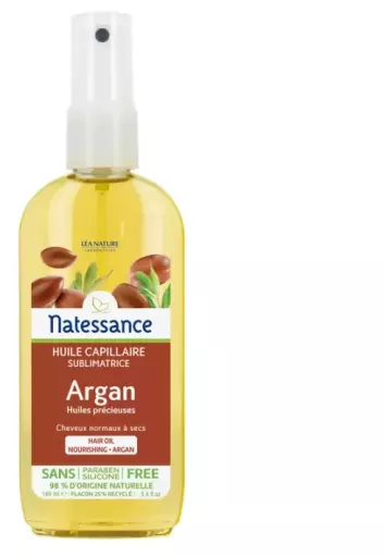 Natessancehuile capillaire embellissante à l&#39;argan 160 ml